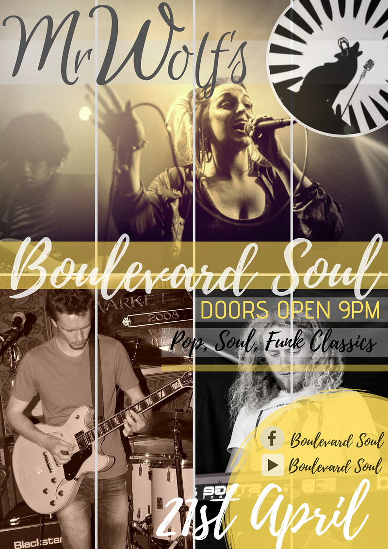Boulevard Soul's Easter Special at Mr Wolfs