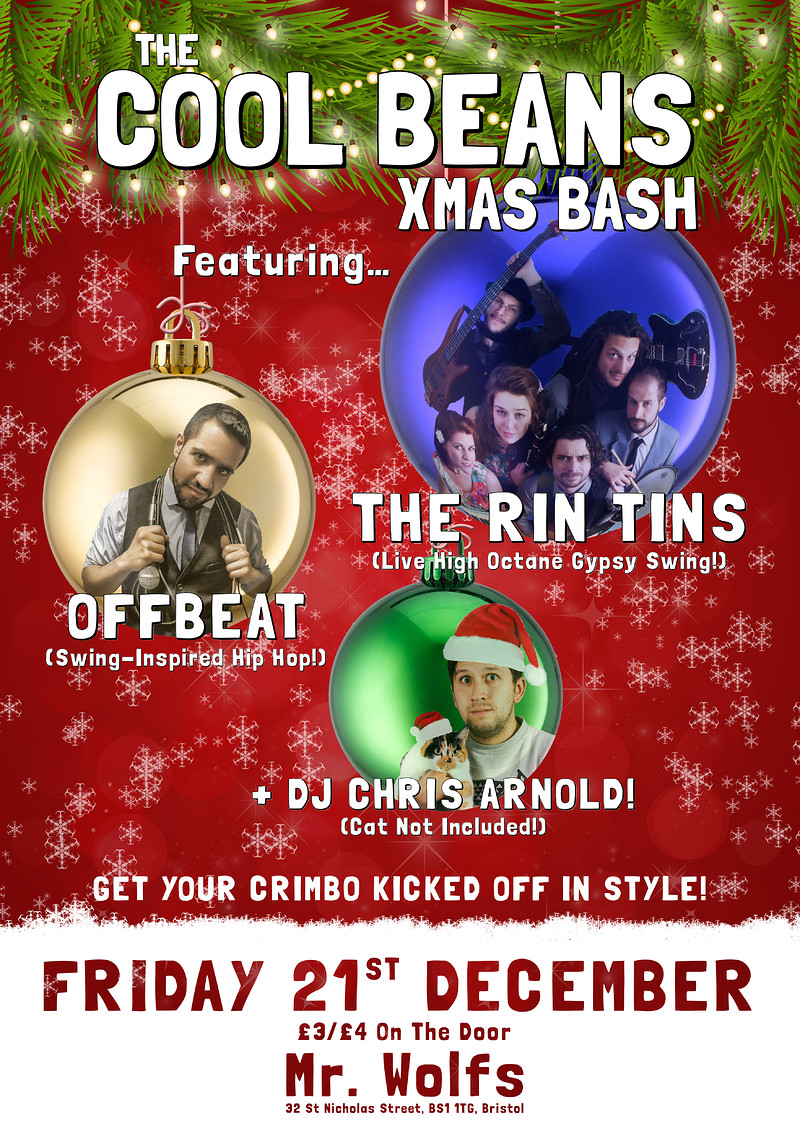 The Cool Beans Xmas Bash with the Rin Tins at Mr Wolfs