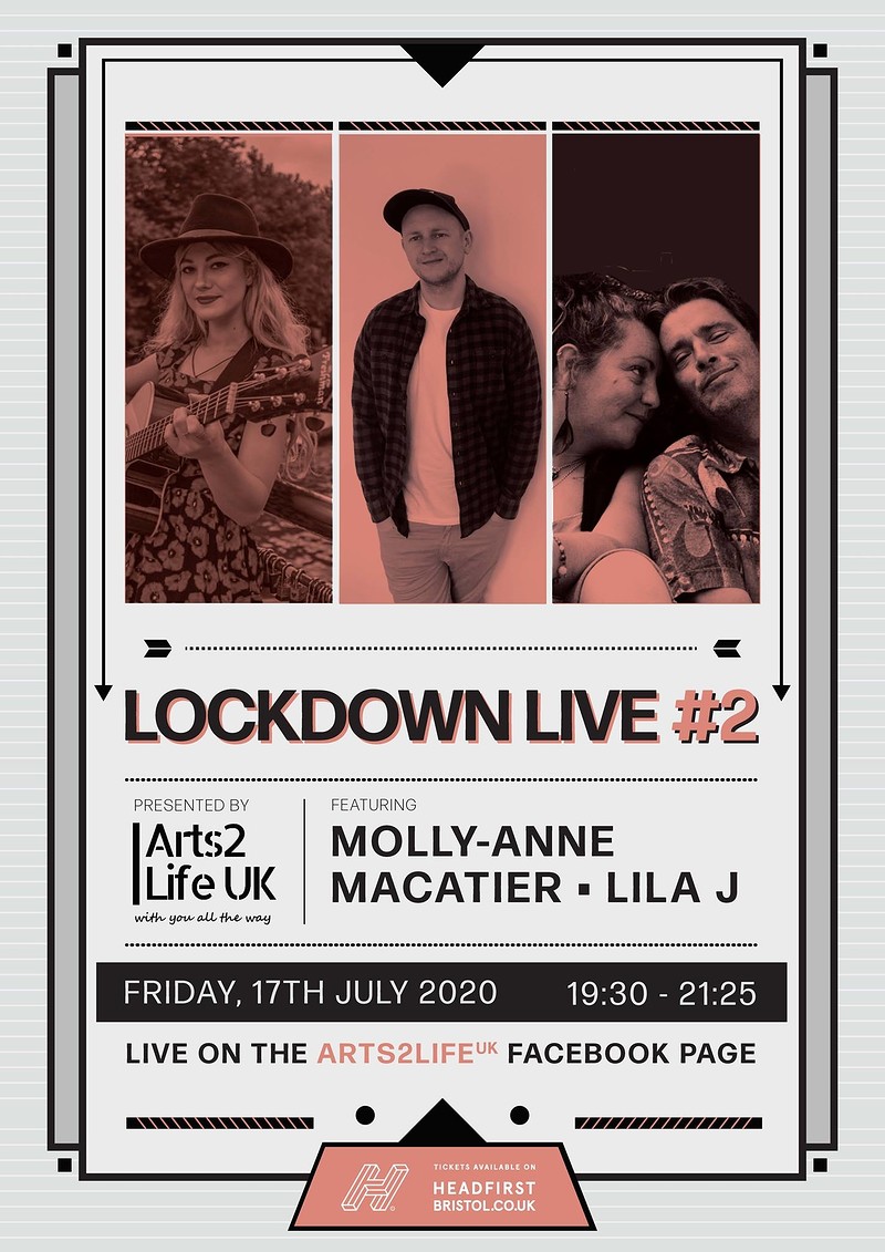 Arts2Life UK // Lockdown #2 // Music Event // at Online