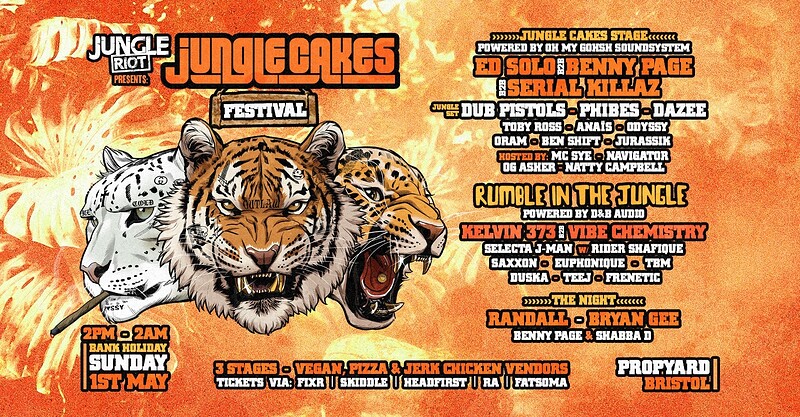Jungle Cakes Festival - Dillinja announced at Propyard