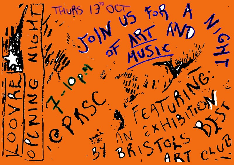 Art + Music Jam for the Loovre opening night at PRSC
