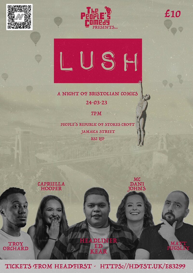 The People's Comedy: Lush *SOLD OUT* at PRSC