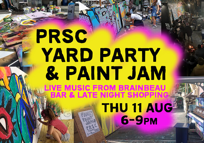 Yard Party with Paint Jam & Late Night Shopping at PRSC