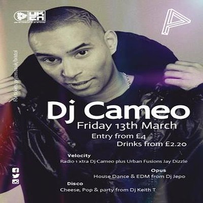 DJ Cameo at Pryzm, Bristol