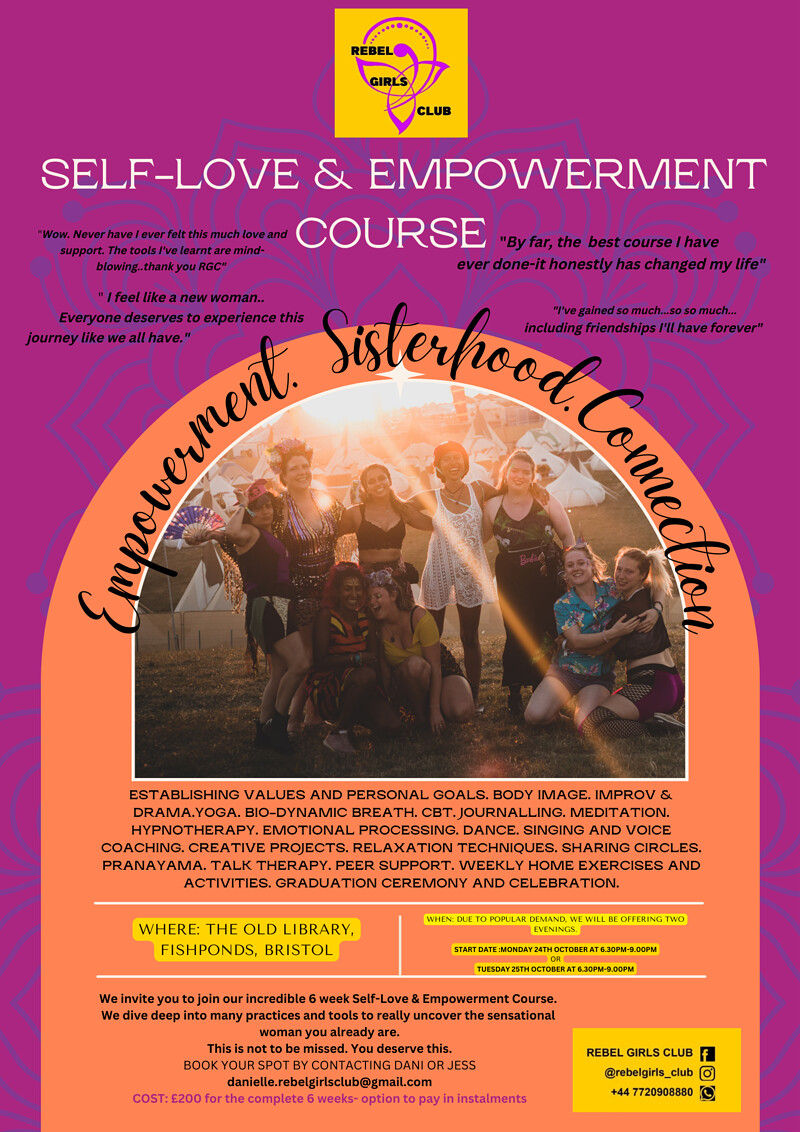 6 WEEK SELF-LOVE AND EMPOWERMENT COURSE at Rebel Girls Club