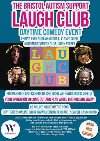 Bas Laugh Club Comedy Event at Riproar Comedy Club