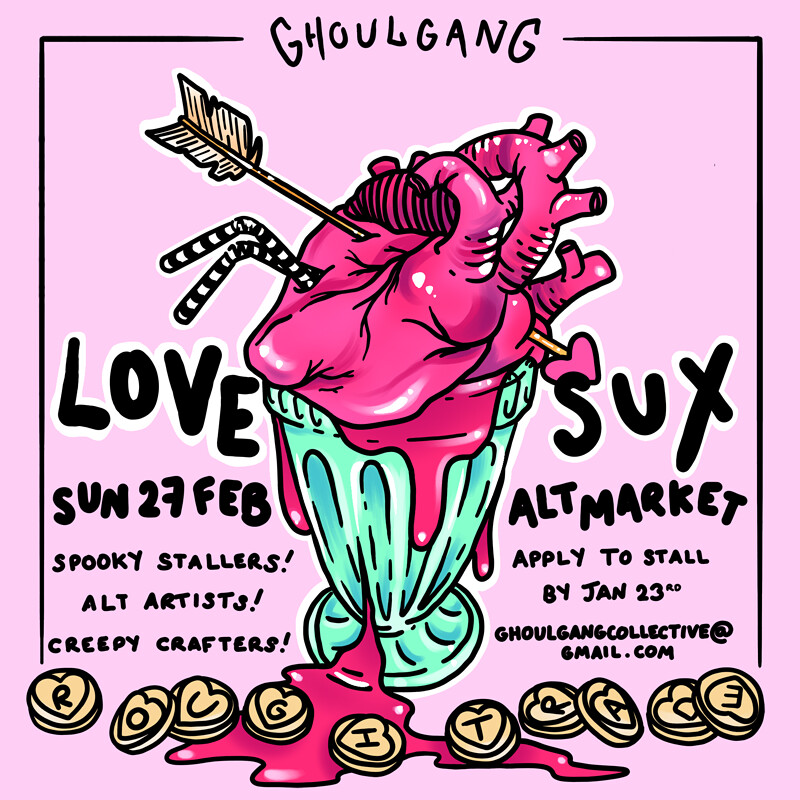 Love Sux Alternative Art market at Rough Trade Bristol