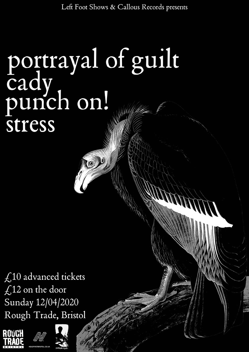 Portrayal of Guilt + More. Rough Trade 12/04/2020 at Rough Trade Bristol