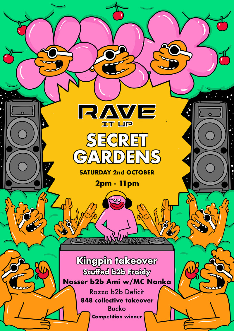 Rave It Up at Secret Gardens
