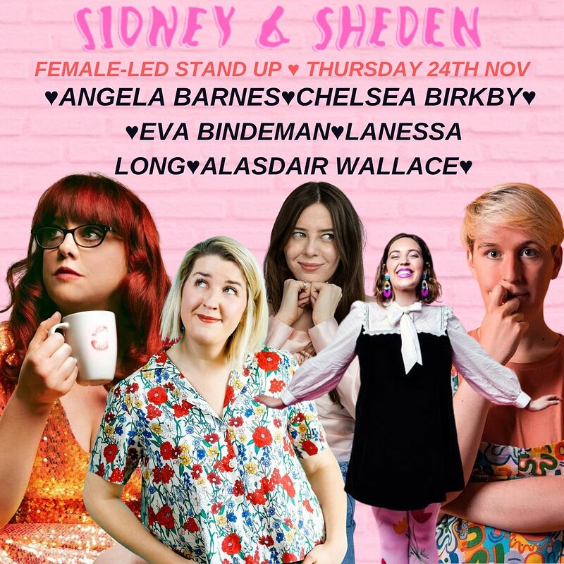 Sheden Comedy at Sidney & Eden