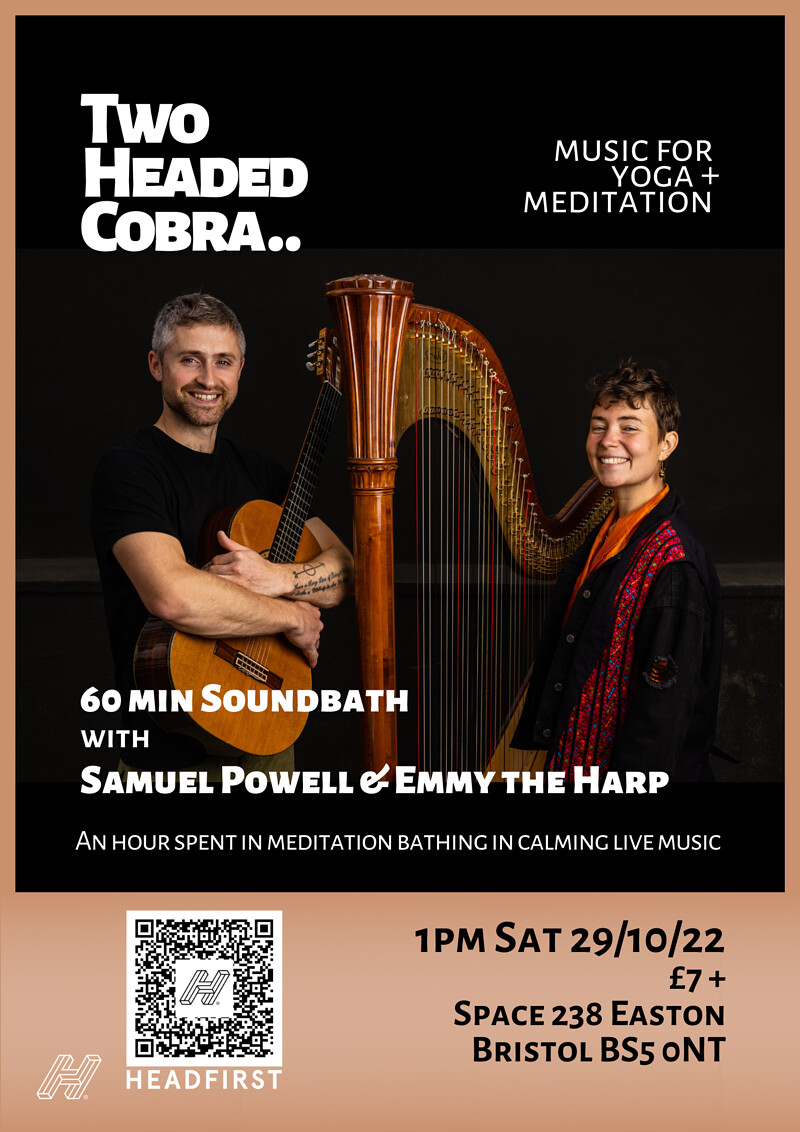 60min Soundbath with Emmy the Harp & Samuel Powell at Space 238