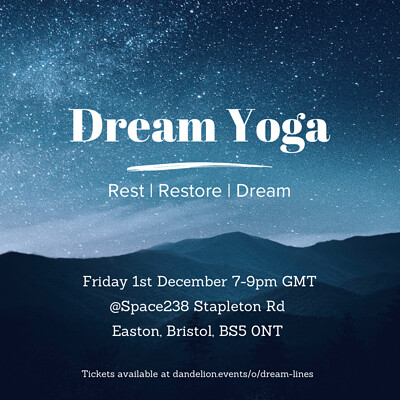 Dream Yoga Workshop: Learn to Lucid Dream at Space 238