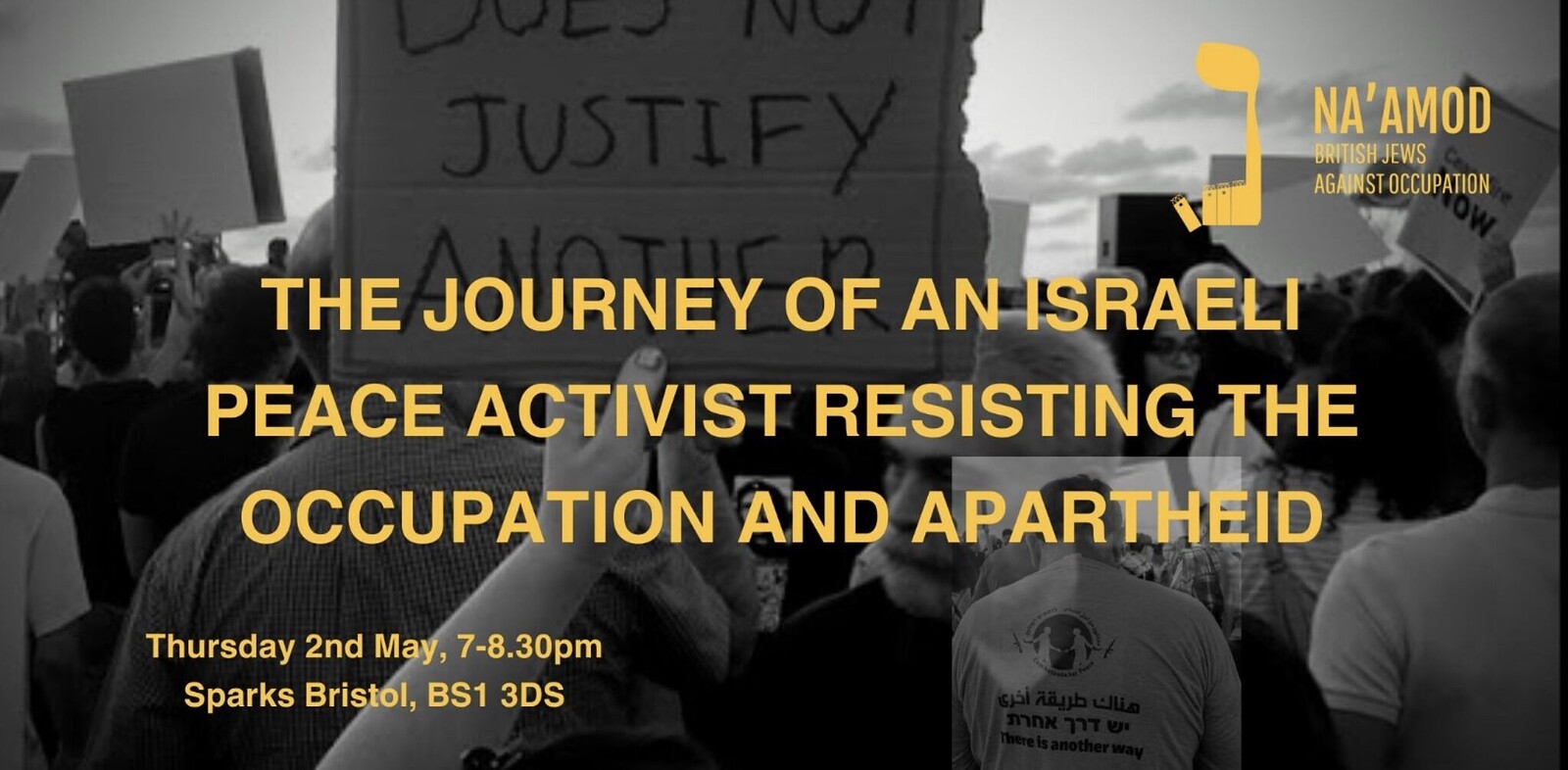 Palestine: An Israeli peace activist's journey at Sparks Bristol