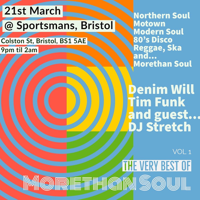 The Very Best of MORETHAN SOUL at Sportsman Bar, 40 Colston street, BRISTOL, BS1 5AE