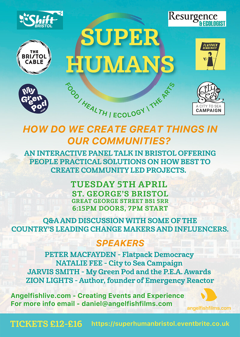 Bristol Super Humans - Creating good things in you at St George's Bristol