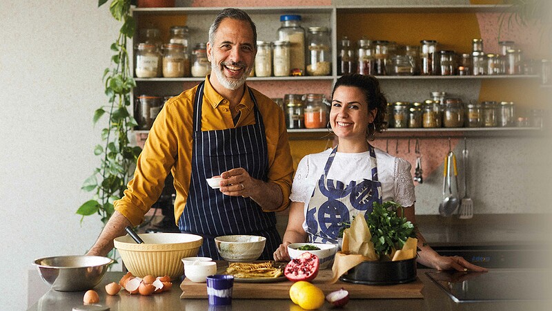 Yotam Ottolenghi and Noor Murad at St George's Bristol