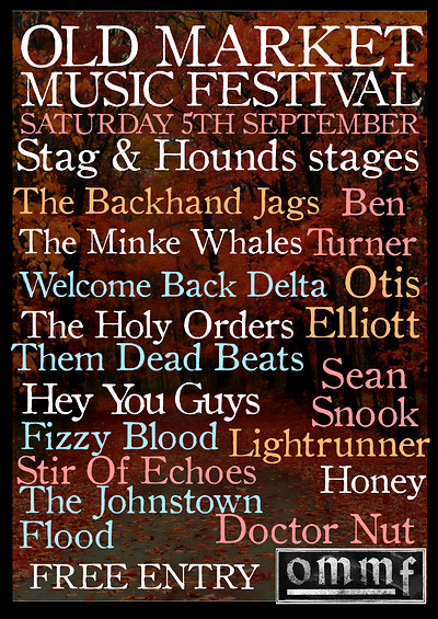 Old Market Music Festival at Staf And Hounds