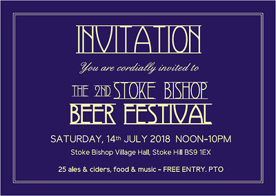 The Second Stoke Bishop Beer Festival at Stoke Bishop Village Hall