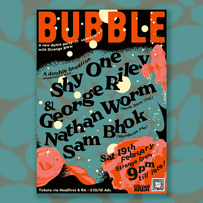 'BUBBLE' W/: SHY ONE & GEORGE RILEY (LIVE) +++ at Strange Brew in Bristol