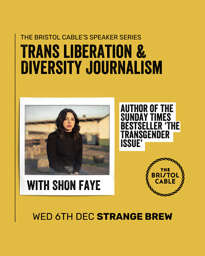 Bristol Cable: An evening with Shon Faye at Strange Brew