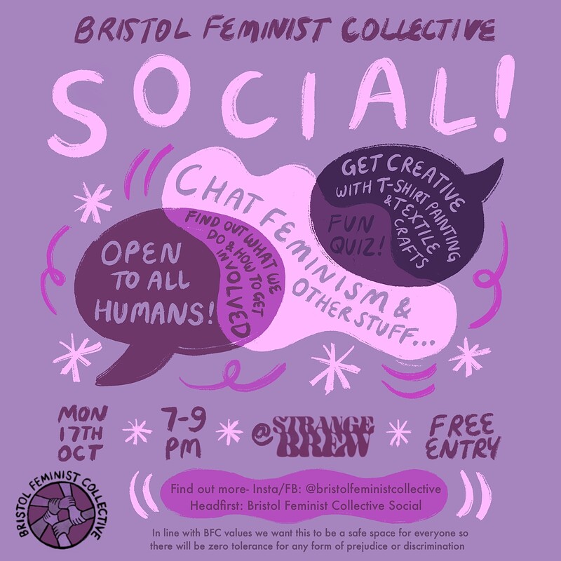 Bristol Feminist Collective social at Strange Brew