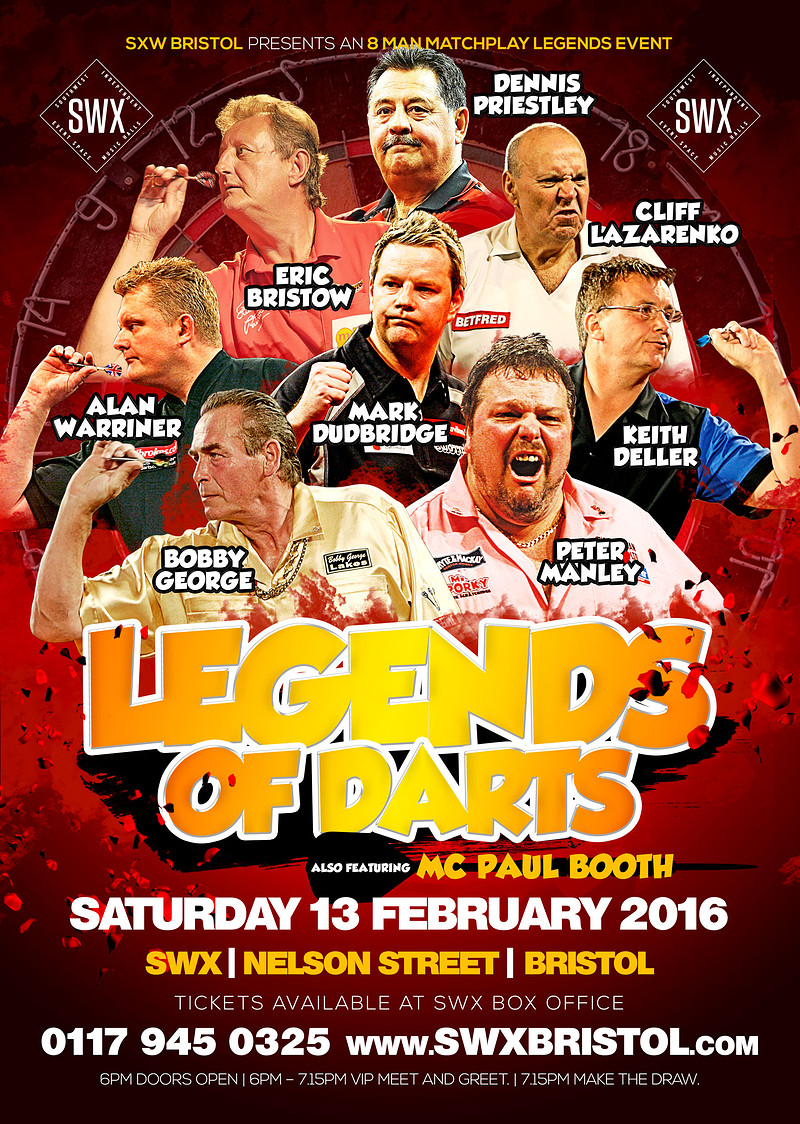 Legends Of Darts at Swx Bristol