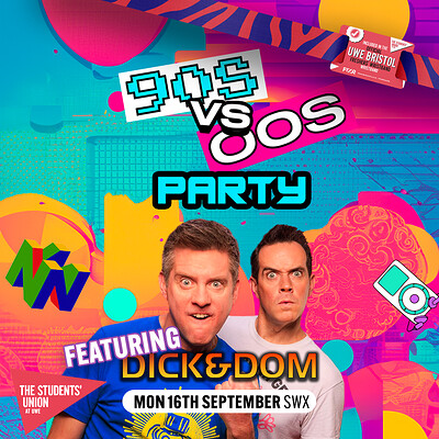 UWE Freshers | 90s vs 00s Party with Dick & Dom at SWX