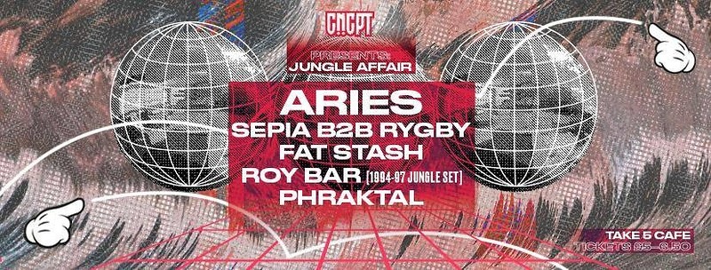 CNCPT Presents: Jungle Affair at Take Five Cafe