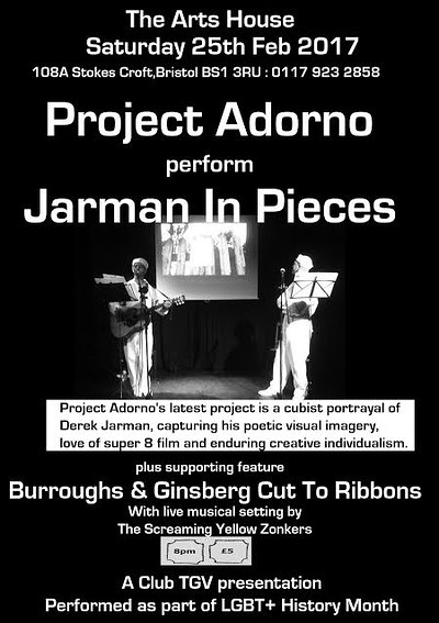 Project Adorno perform Jarman in Piece at The Arts House