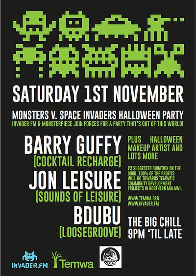 Monsters V. Space Invaders Hal at The Big Chill