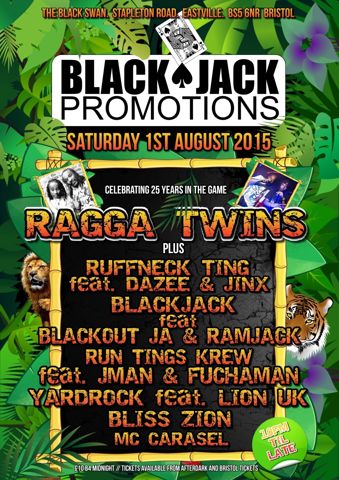 Ragga Twins, Run Tingz + More, The Black Swan – Headfirst Bristol