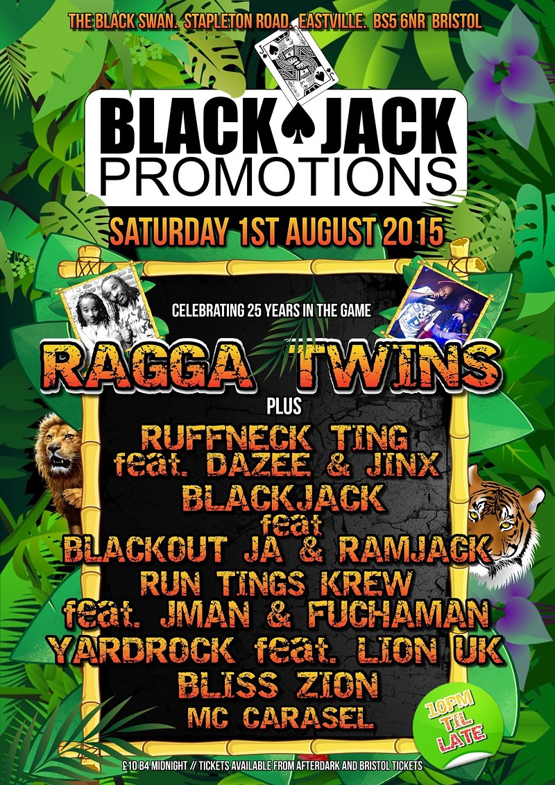 Ragga Twins, Run Tingz + More at The Black Swan