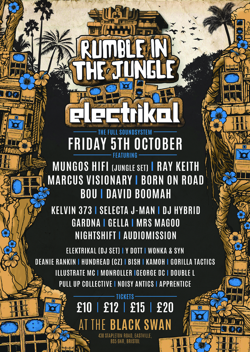 Rumble In The Jungle X Electrikal at The Black Swan