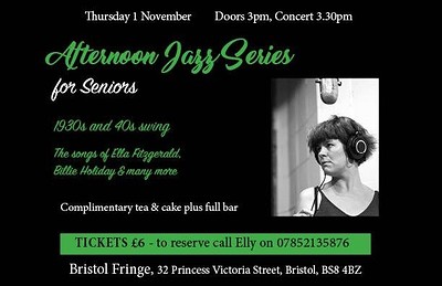 Jazz for seniors at The Bristol Fringe