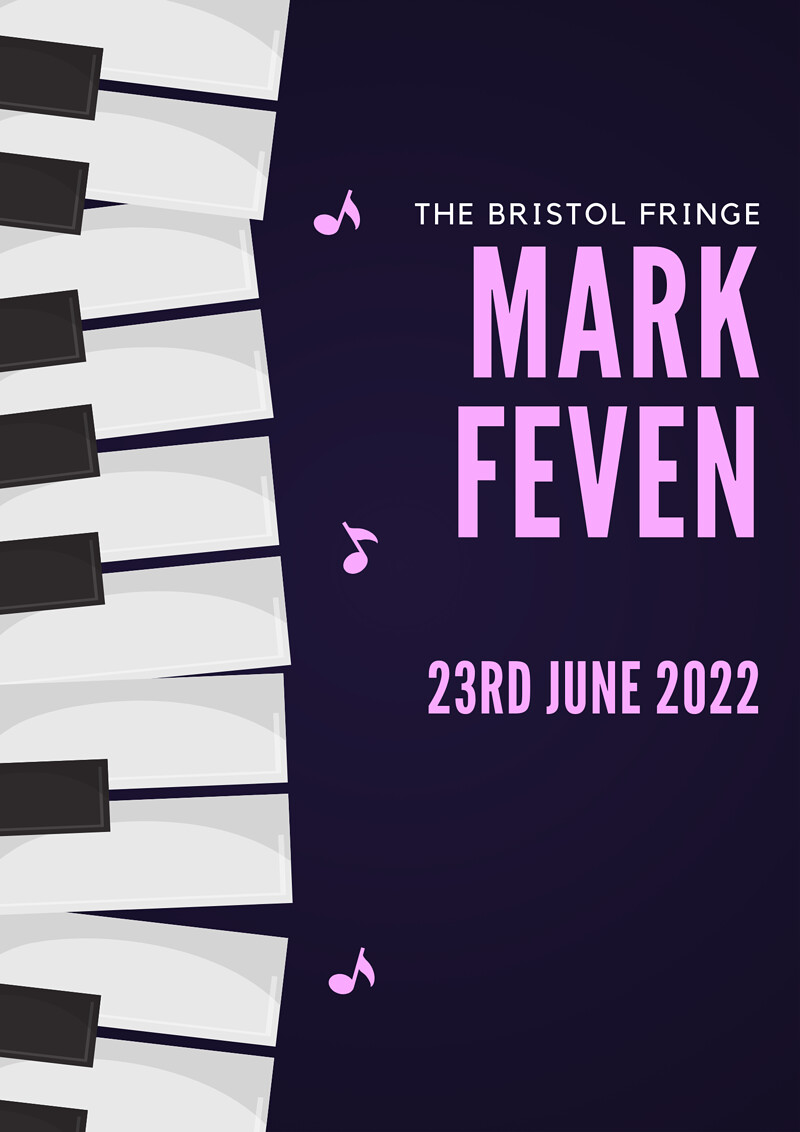 Mark feven Pianoman at The Bristol Fringe