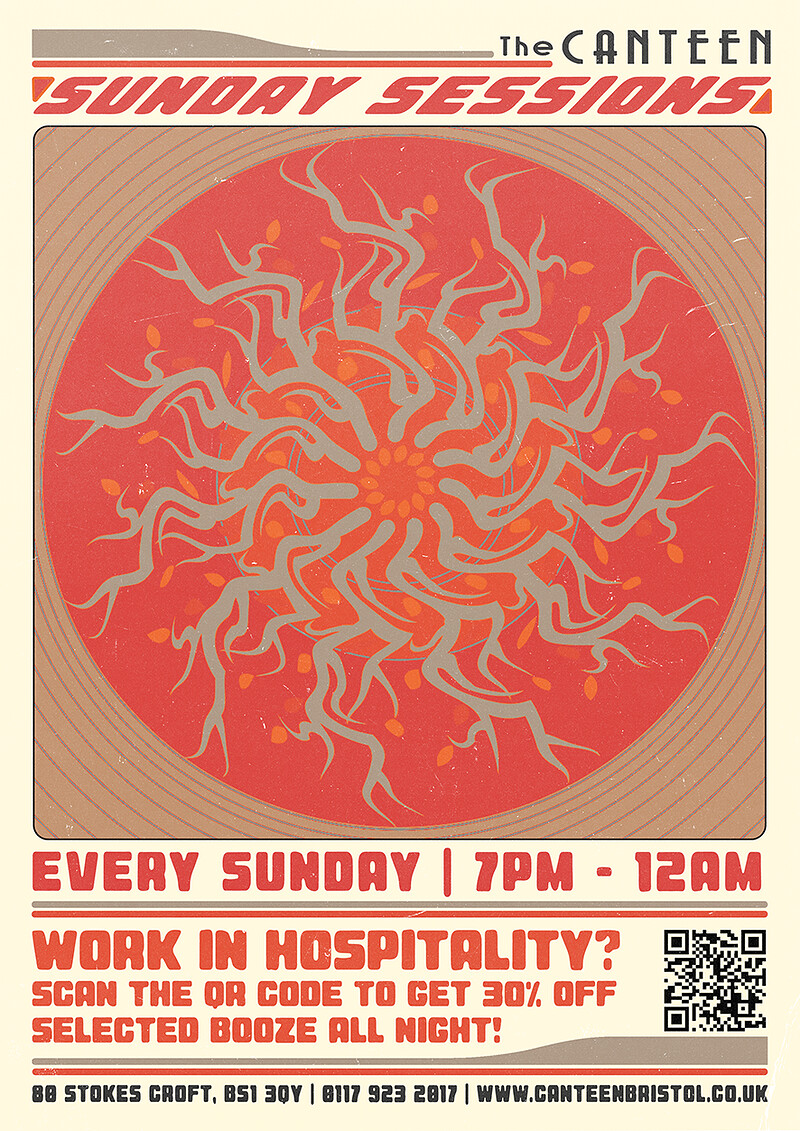 Sunday Sessions - with hospitality discount at The Canteen