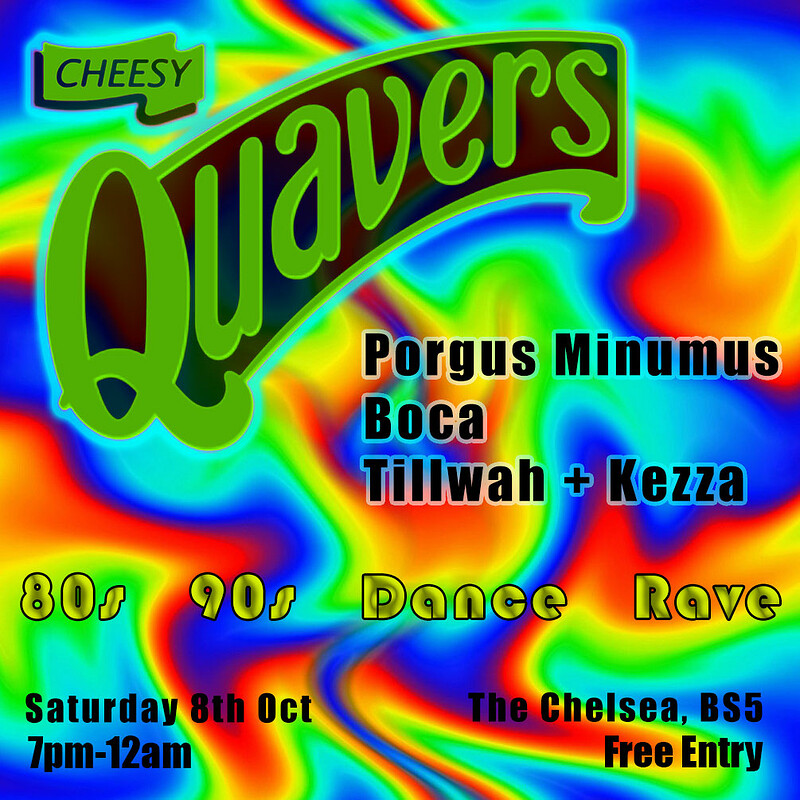 Cheesy Quavers - 80's, 90's, Dance, Rave at The Chelsea Inn, Easton