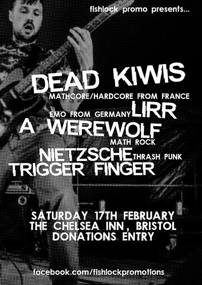 Dead Kiwis / LIRR / A Werewolf / NTF at The Chelsea Inn