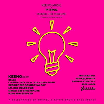 Keeno Music x PTRNS x Bristol Mix Sessions at The Cider Box Tap Room