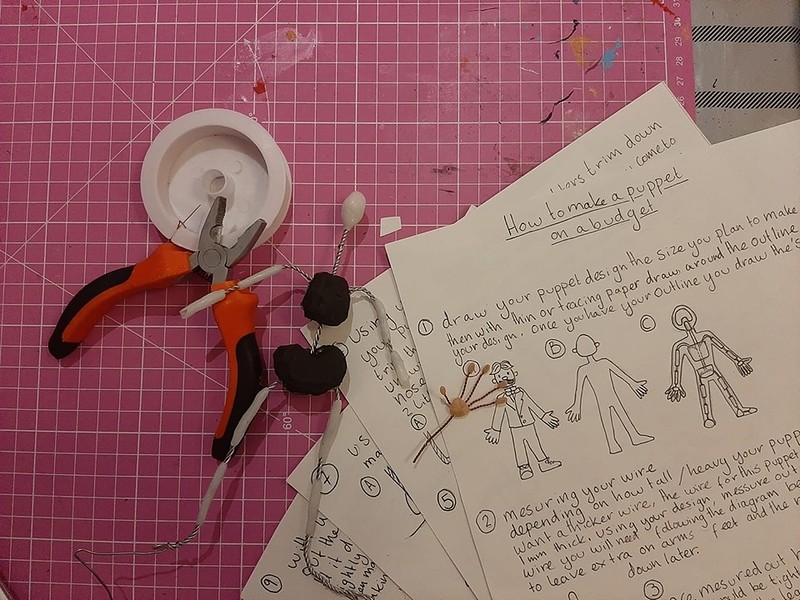 Beginners Stop Motion Puppet Making Workshop at The Cloak and Dagger