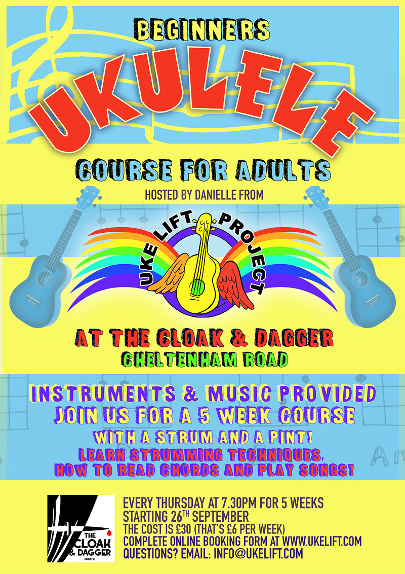 Beginners Ukulele Class at The Cloak and Dagger
