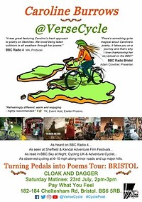 Bristol Fringe Fest: Caroline Burrows Verse Cycle at The Cloak and Dagger