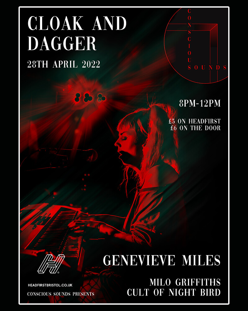 Conscious Sounds Presents- Genevieve Miles at The Cloak and Dagger
