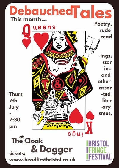 Debauched Tales- Kings and Queens at The Cloak and Dagger in Bristol