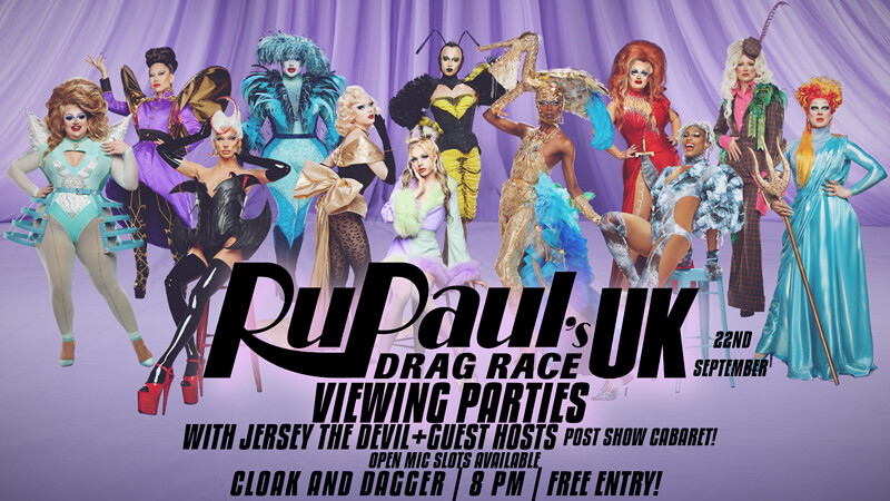Drag Race UK Season 4 Viewing Party Episode 1 at The Cloak and Dagger