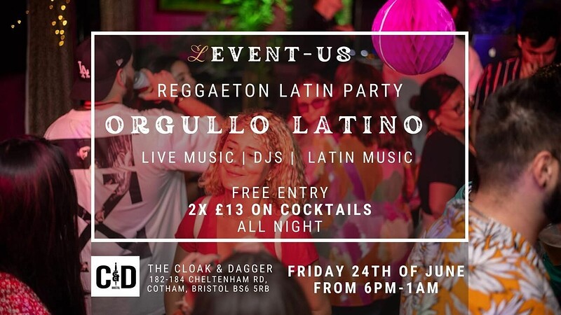 Reggaeton Latin Party at The Cloak and Dagger