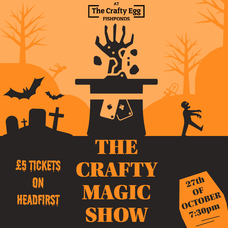 The Crafty Magic Show at The Crafty Egg Fishponds