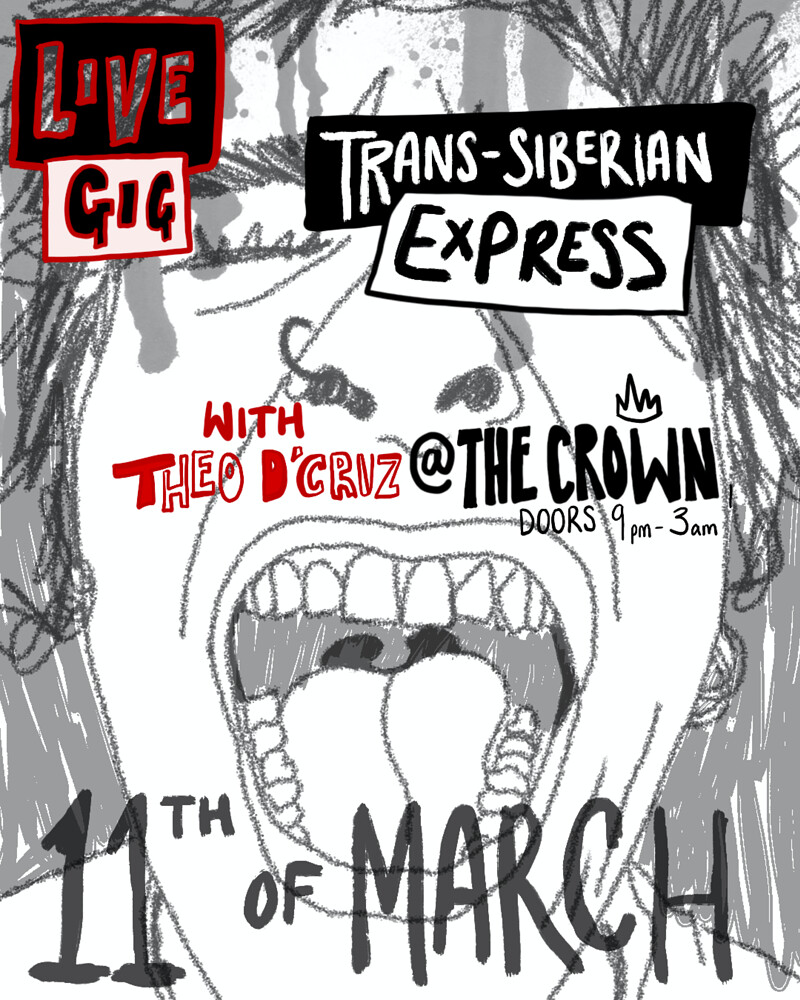 Tickets OTD-Trans-Siberian Express &  Theo D'Cruz at The Crown BS1 1JH