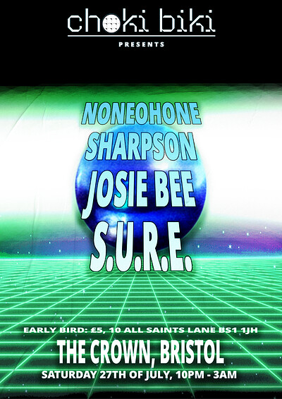 Choki Biki Records: S.U.R.E., Josie Bee + more at The Crown