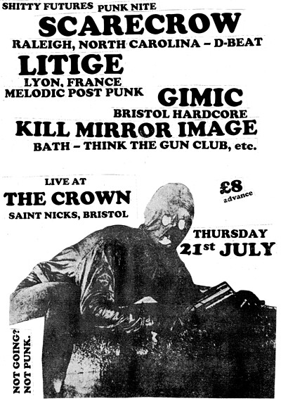 Scarecrow (USA) and Litige (France) at The Crown in Bristol